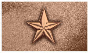 DNSEMP-C-430-BZ-BZ Star Bronze-Bronze